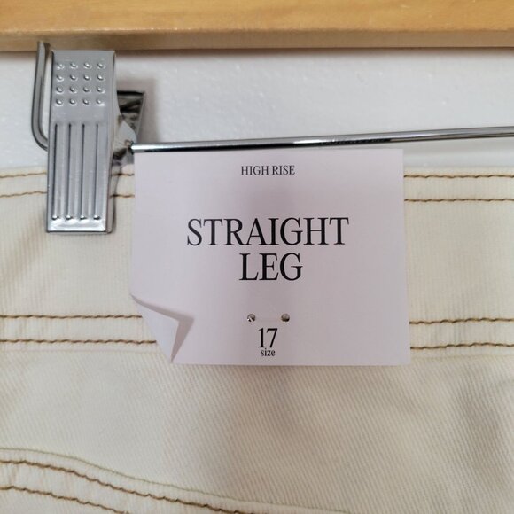 Future Collective By Jenny K. Lopez Womens High Rise Straight Leg Pants Size 17 - Picture 6 of 6